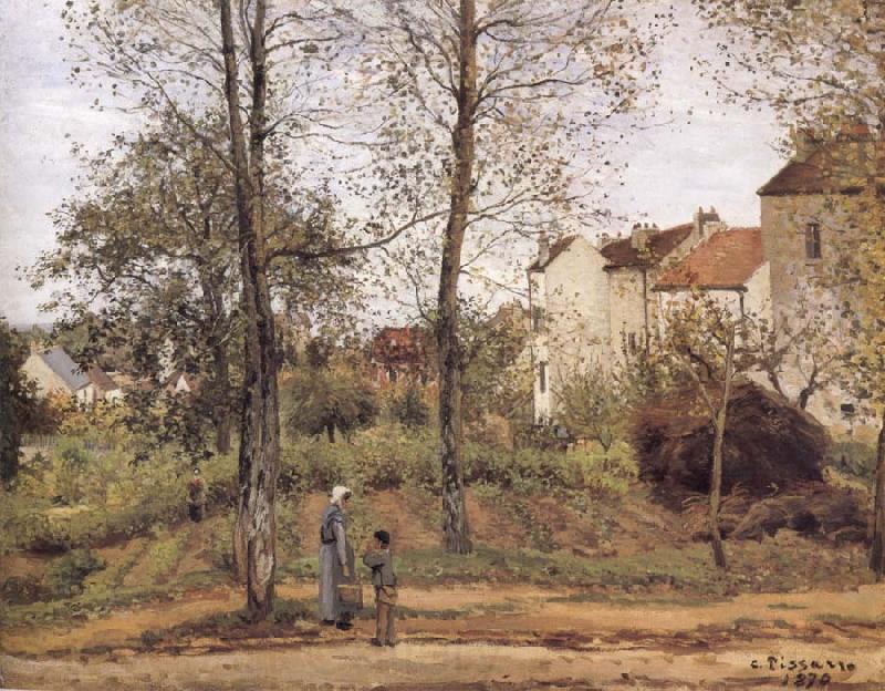 Camille Pissarro Landscape in the vicinity of Louveciennes Germany oil painting art